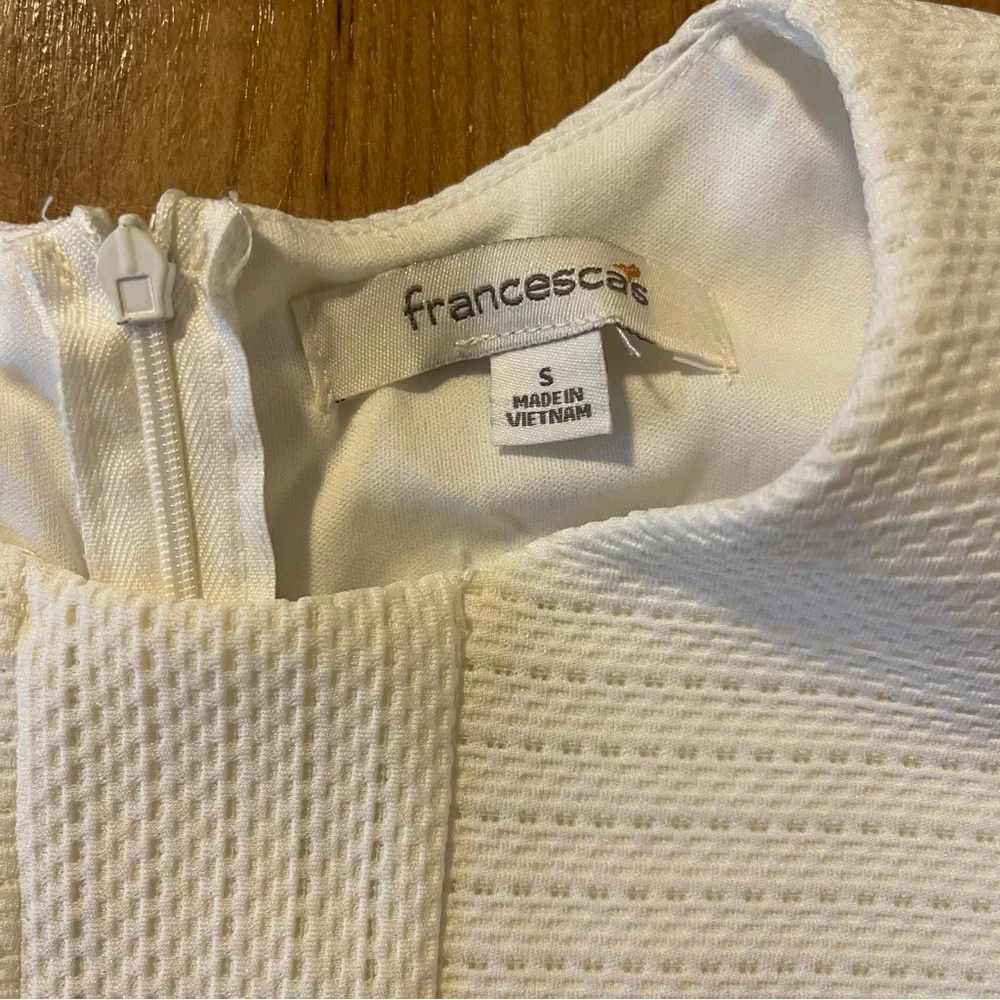 Francesca's Collections Cream Sleeveless Dress - Picture 2 of 4